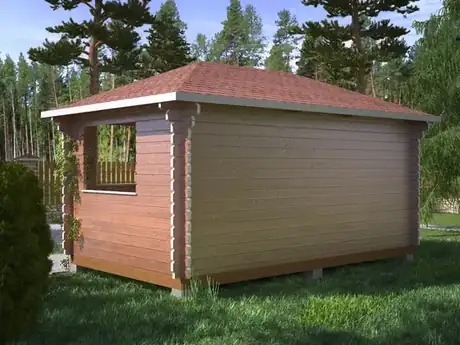 Беседка 5 × 3 м