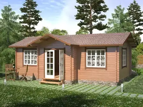 Беседка 8 × 4,4 м