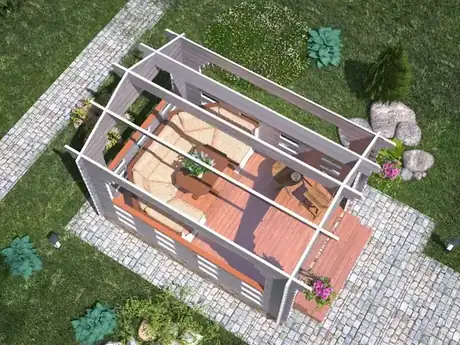 Беседка 3 × 4 м
