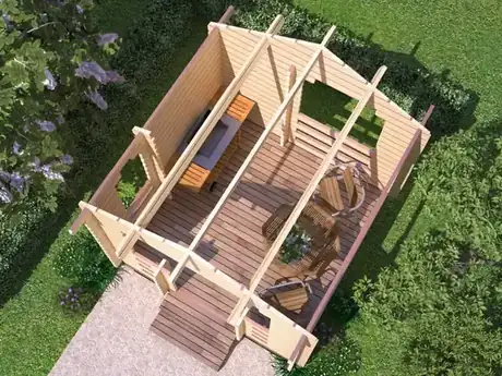 Беседка 3 × 3 м