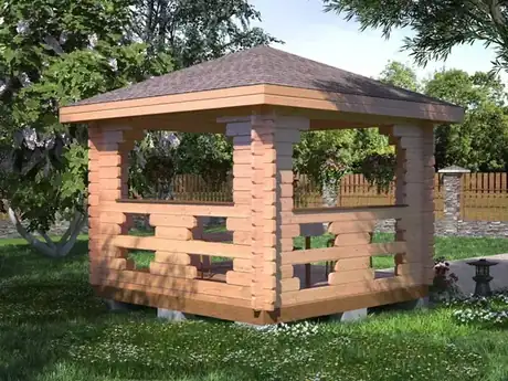 Беседка 3 × 3 м