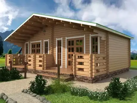 Дом 9 × 6 м