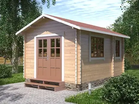 Садовый домик 3,2 × 4,5 м