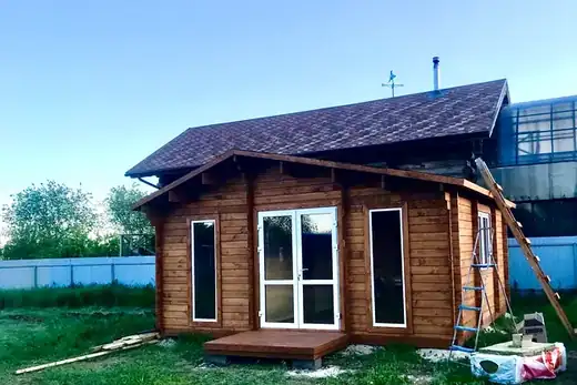 Дачные дома: построенный объект
